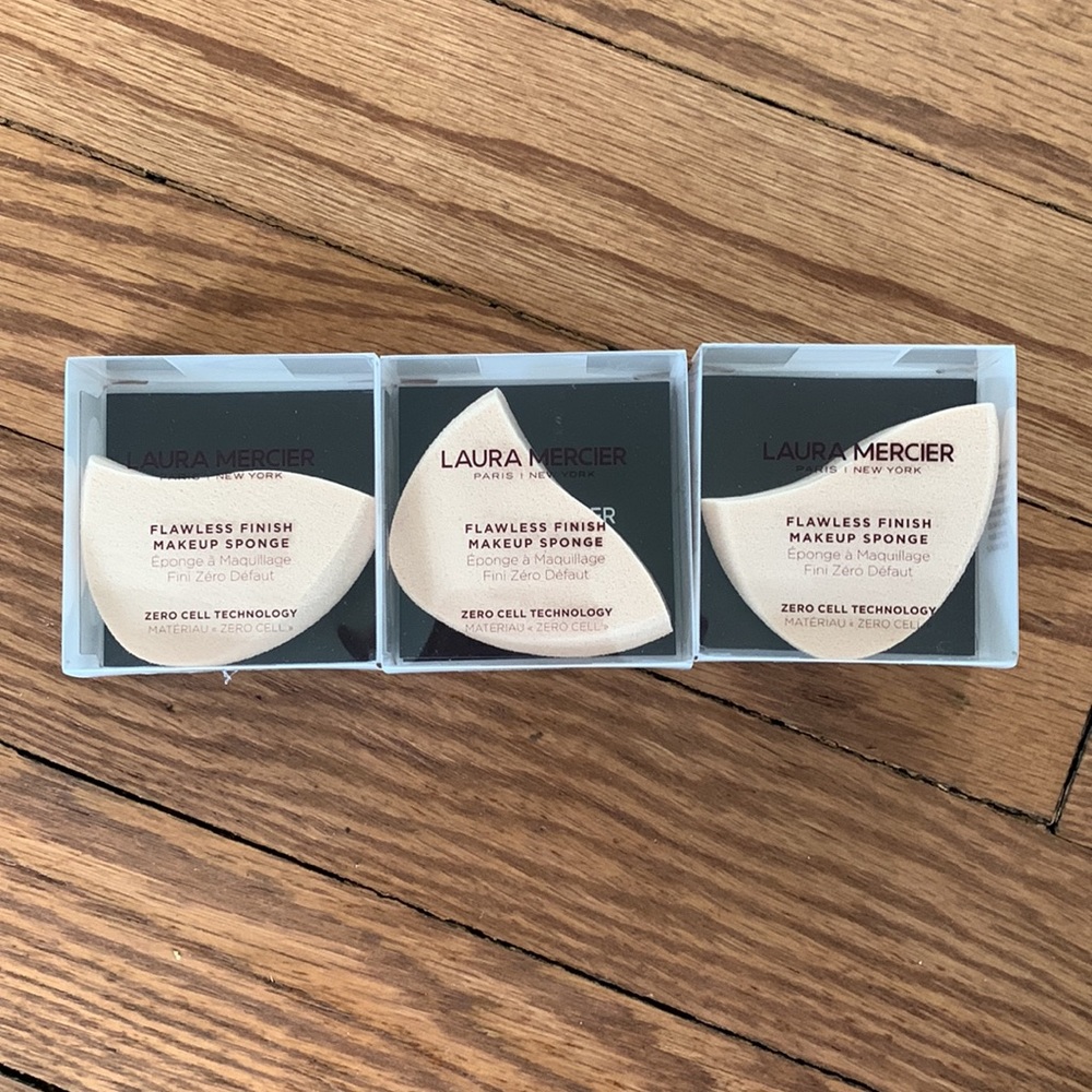 3/$15 Laura Mercier flawless finish makeup sponges